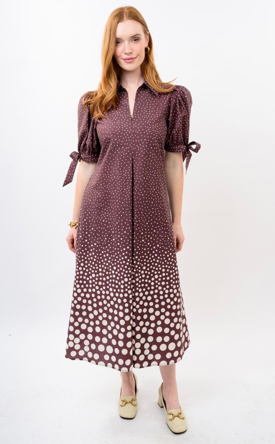 Uncle Frank 72714 Graduating Dot Dress