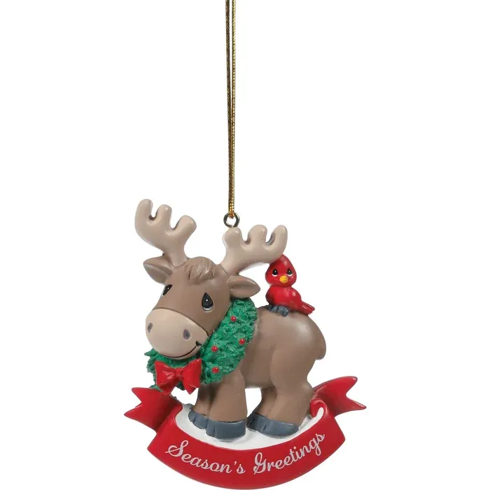 Enesco Moose Flat Ornament