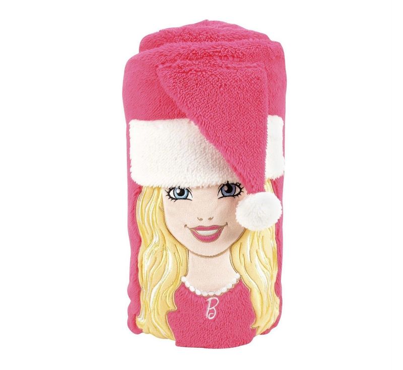 Santa Barbie Snow Throw-Snowpinion