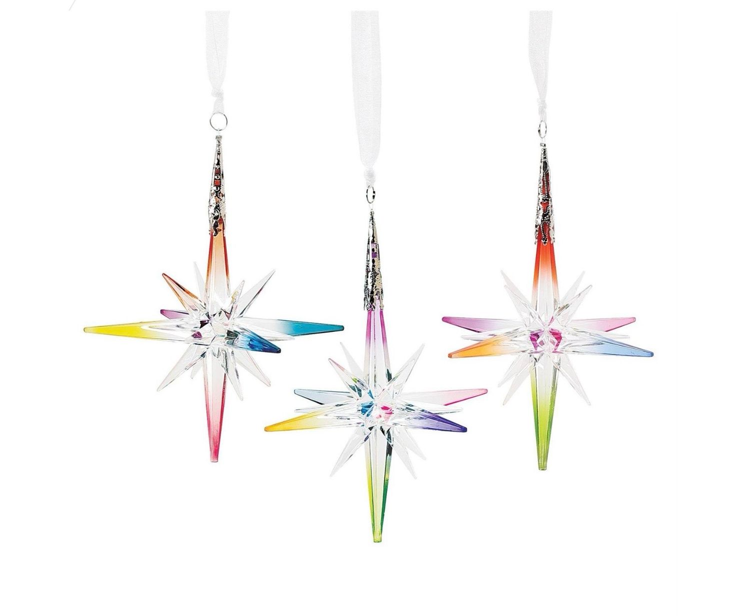 Acrylic Star Ornament-Enesco Facets