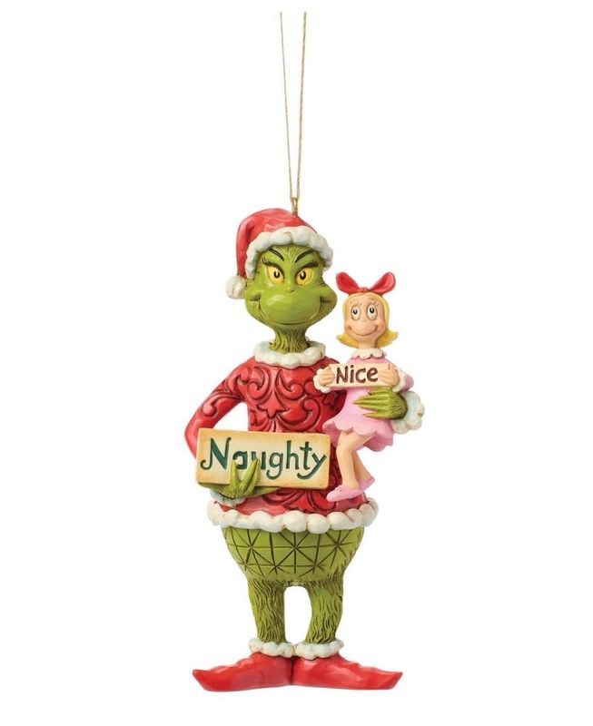 Jim Shore Dr. Seuss Grinch and Cindy Lou Ornament