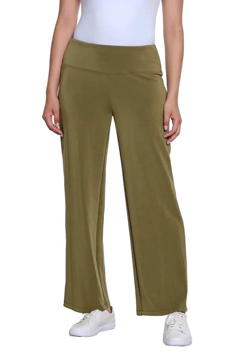 Slimsation M35713PM WideLeg Lounge Pant-Olive