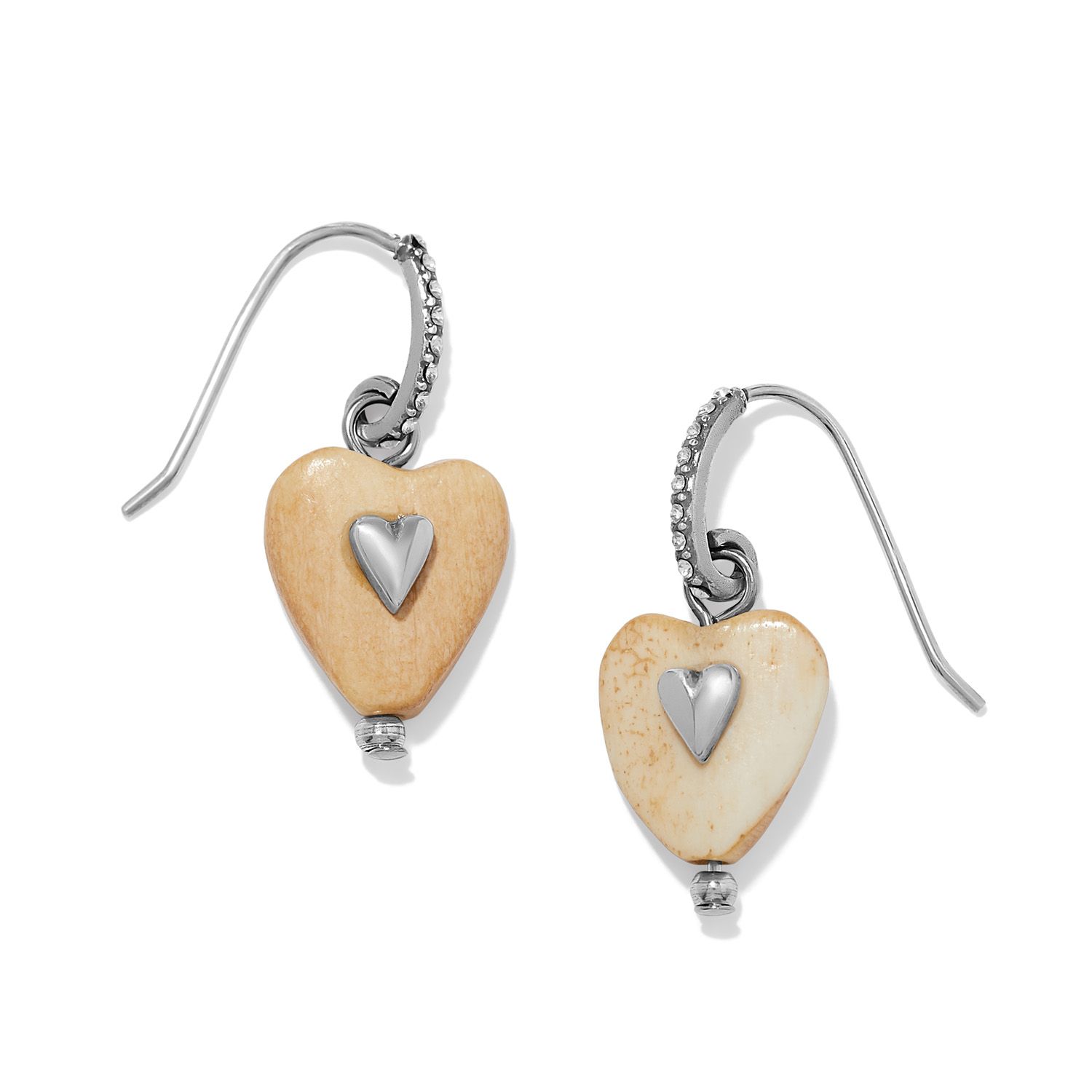 Brighton JA0295 	Love Messages I Am Grateful French Wire Earrings
