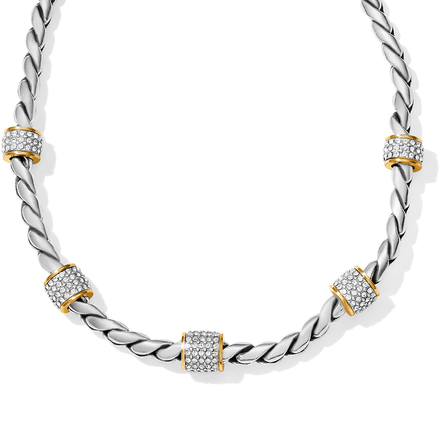 Brighton JN3480 Meridian Necklace-Silver/Gold