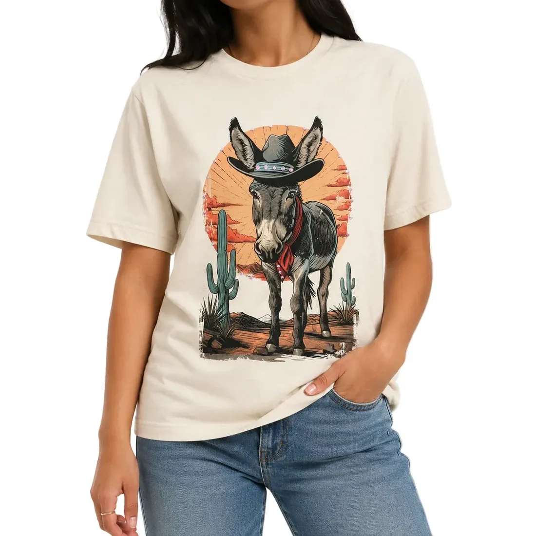 Queen Gypsy Cowboy Donkey Tee