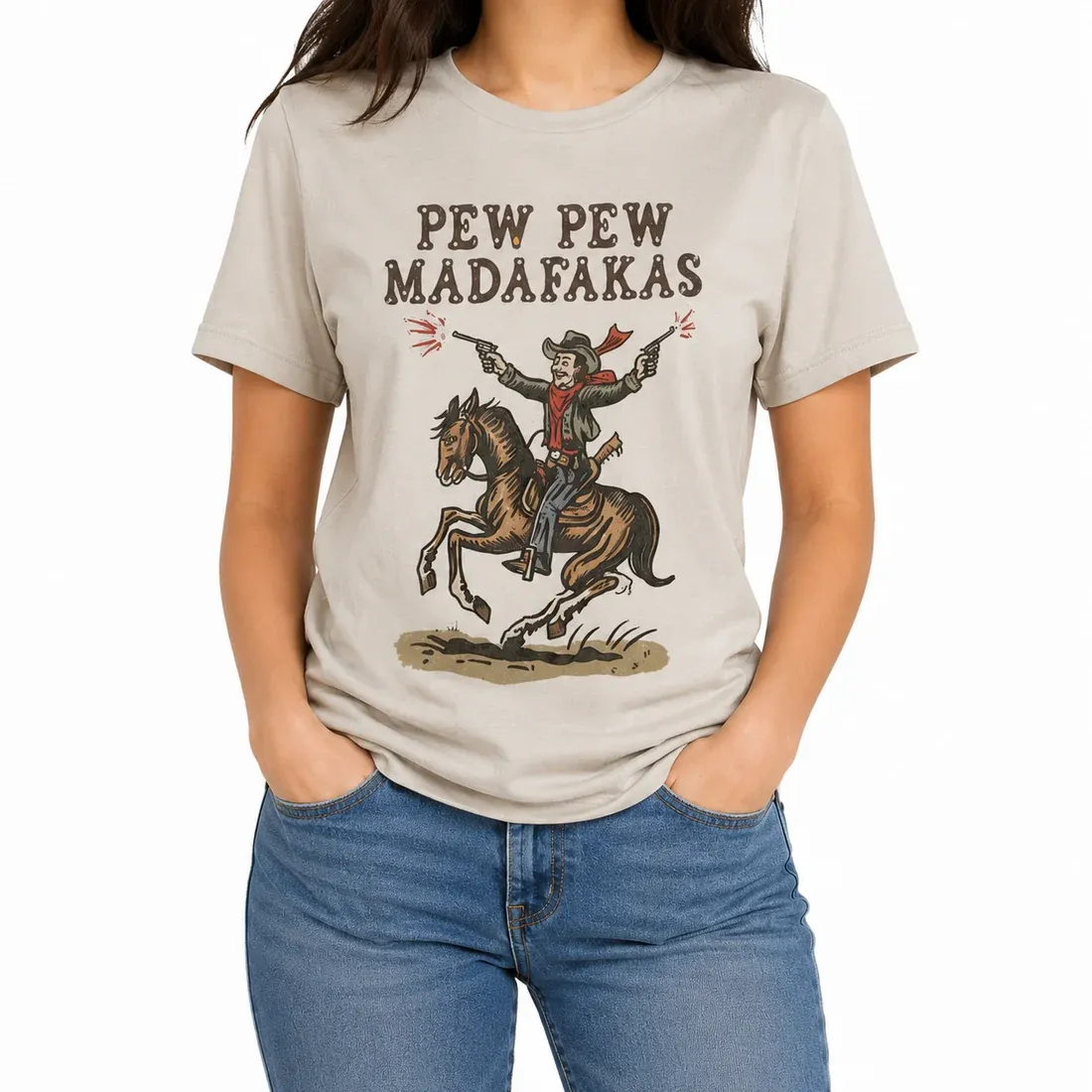 Queen Gypsy Pew Pew Madafakas Tee