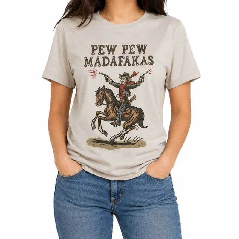 Queen Gypsy Pew Pew Madafakas Tee