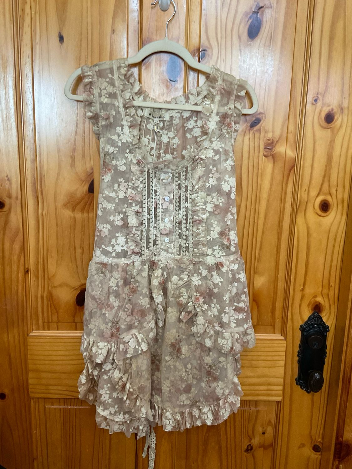 A Rare Bird Dance Anyway Vintage Slvless Tunic-O/S