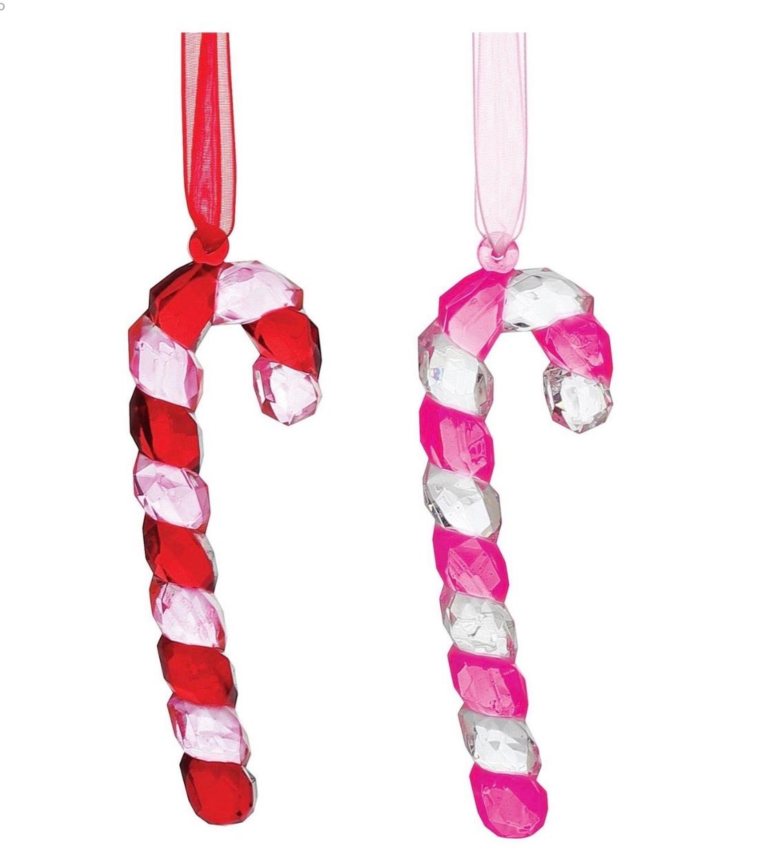 Acrylic Candy Cane Ornaments-Enesco/Facets