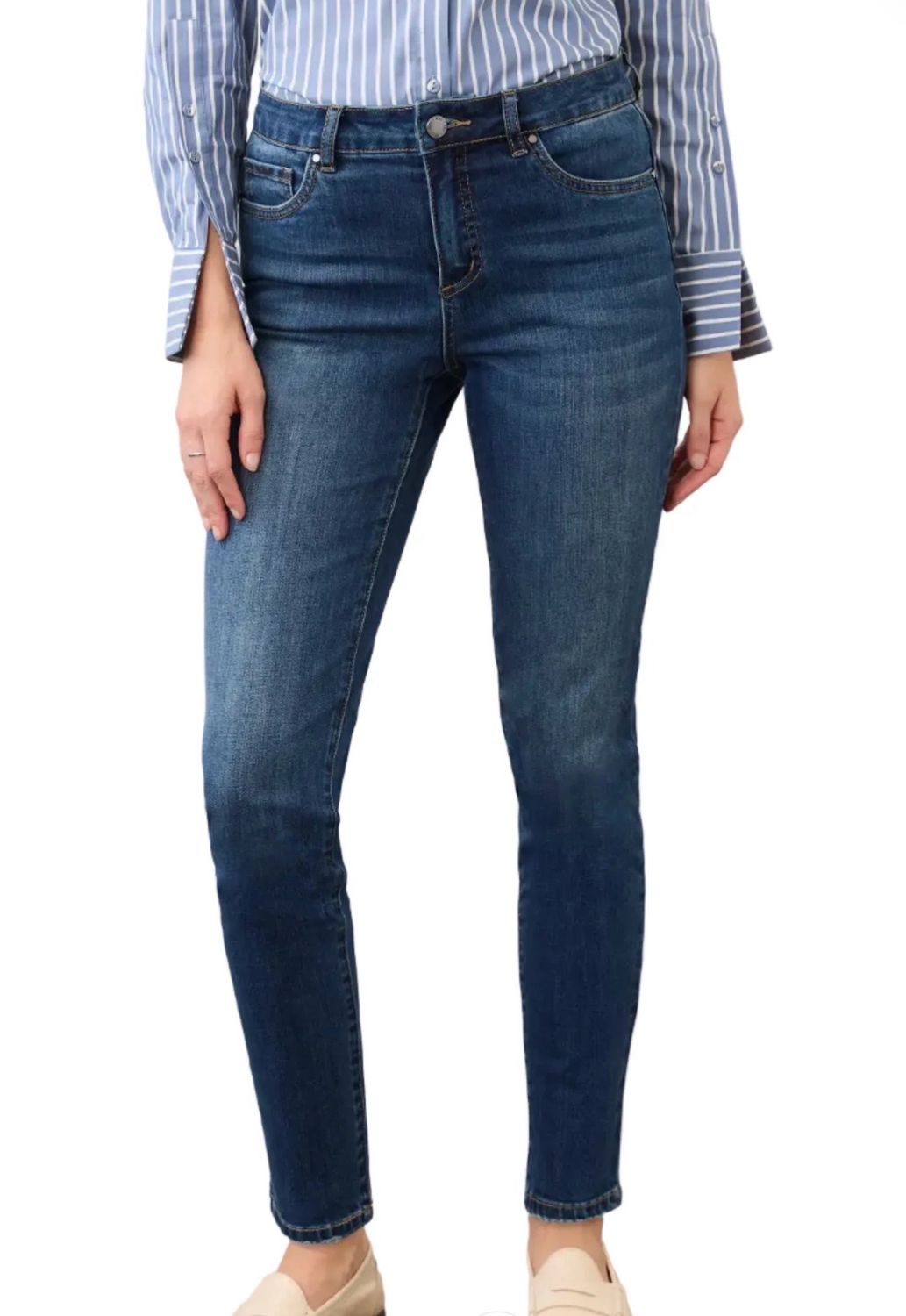 FDJ 5320779 Olivia Slim Ankle-DarkWash