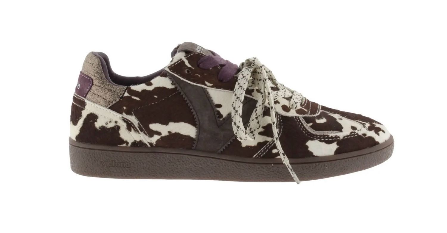Victoria 1267102 Londres Animal Print Shoe-Brown