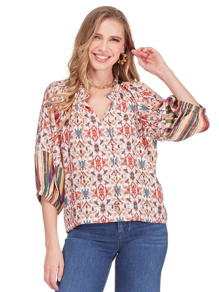 Joy Joy 79H7555 Peasant Top-DesertLoom