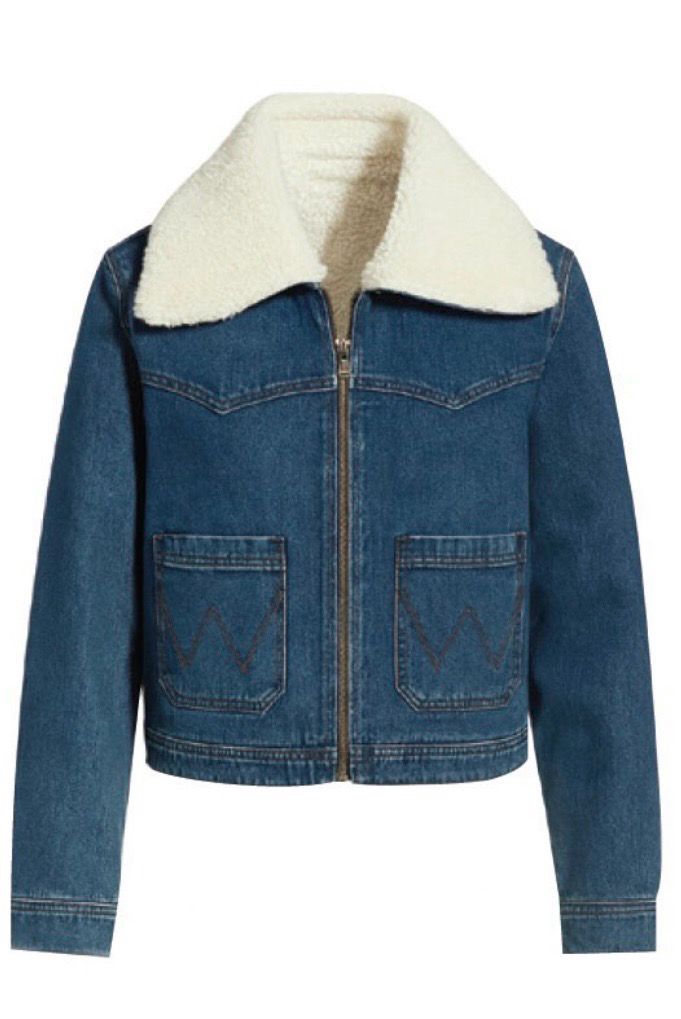 Dear John DJK8034 Waverly Denim Coat-Heirloom Blue