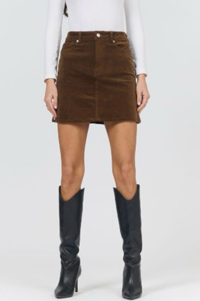 Dear John DKM81E143 Quinn Skirt-Cappuccino