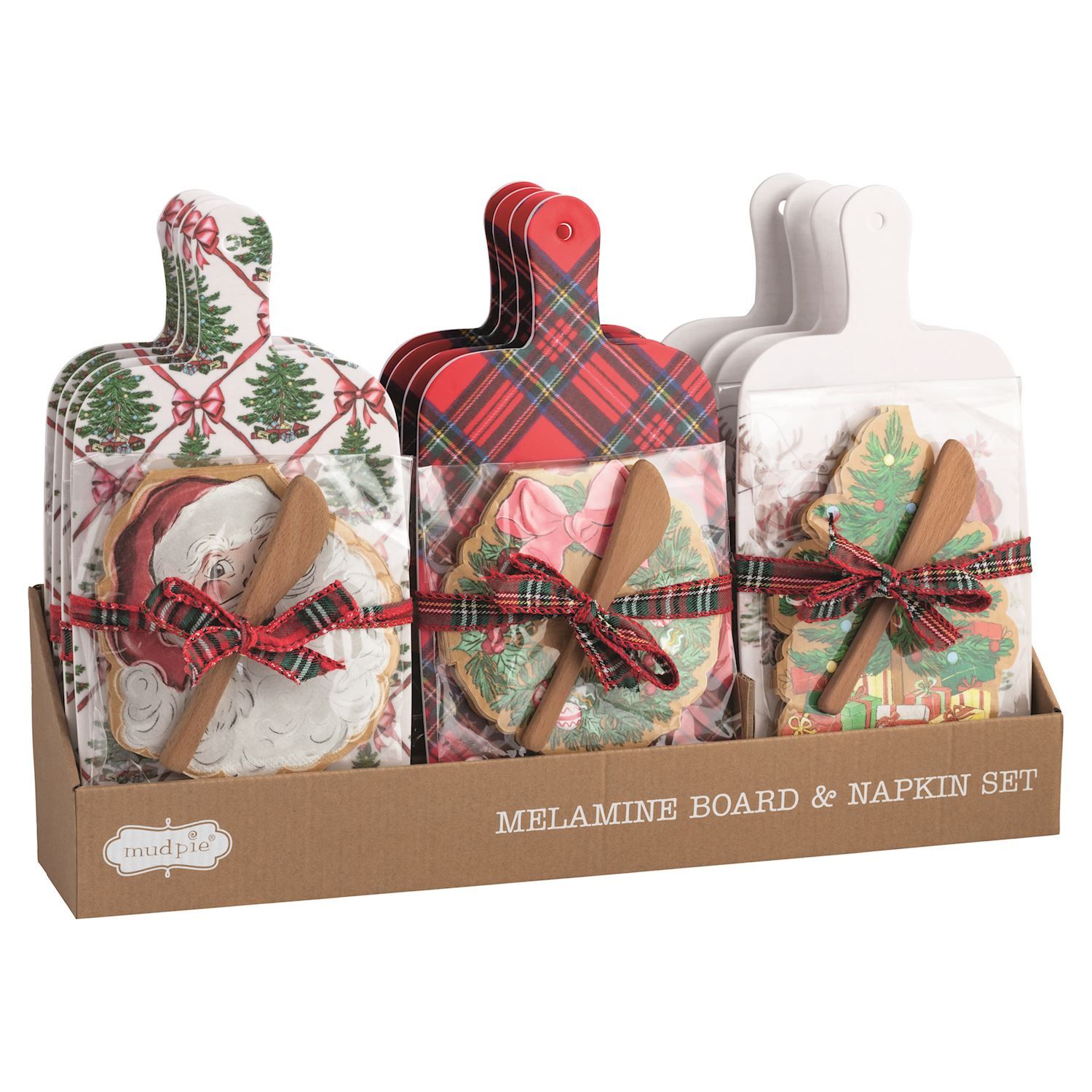 MudPie 42210188 Classic Christmas Melamine Boards