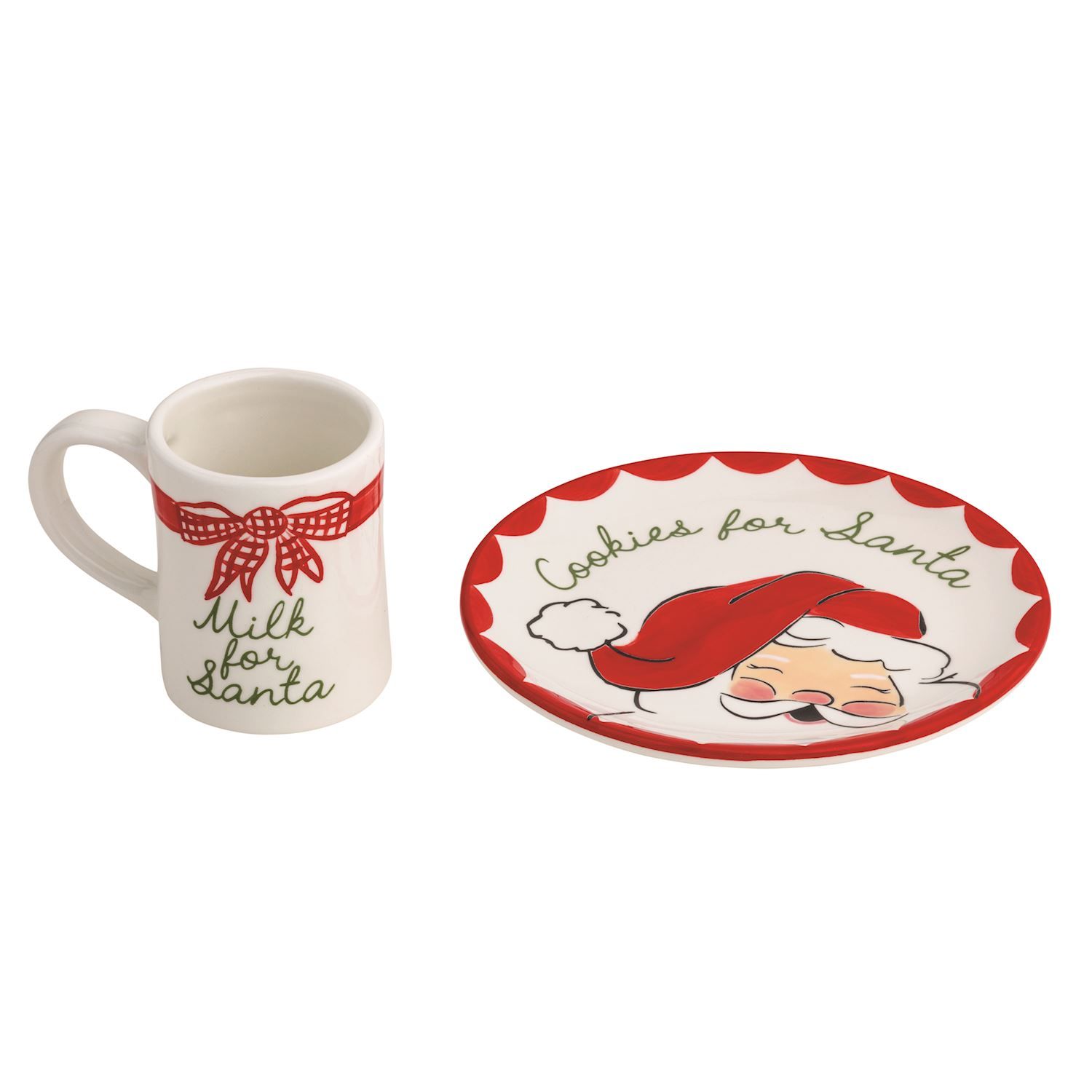 MudPie 42200256 Milk and Cookies for Santa