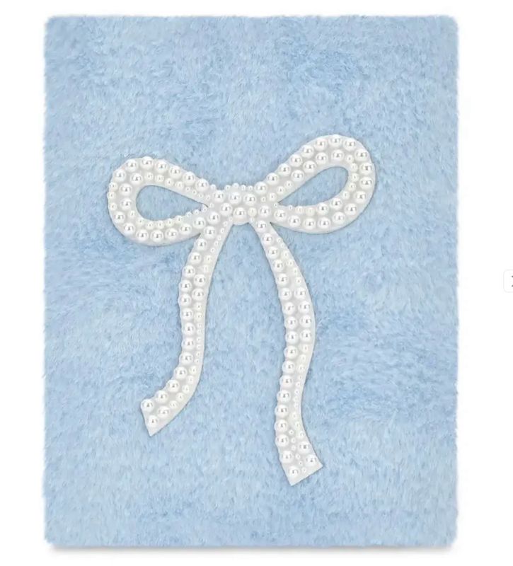 Iscream 724-1098 Blue Pearl Bow Journal