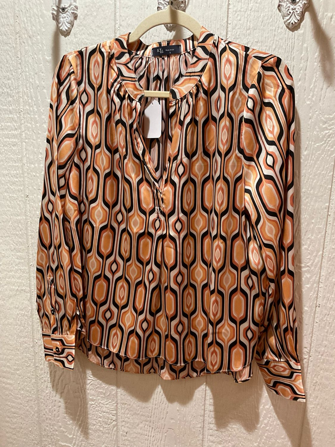 KLd. 45075 Printed Pullover Blouse