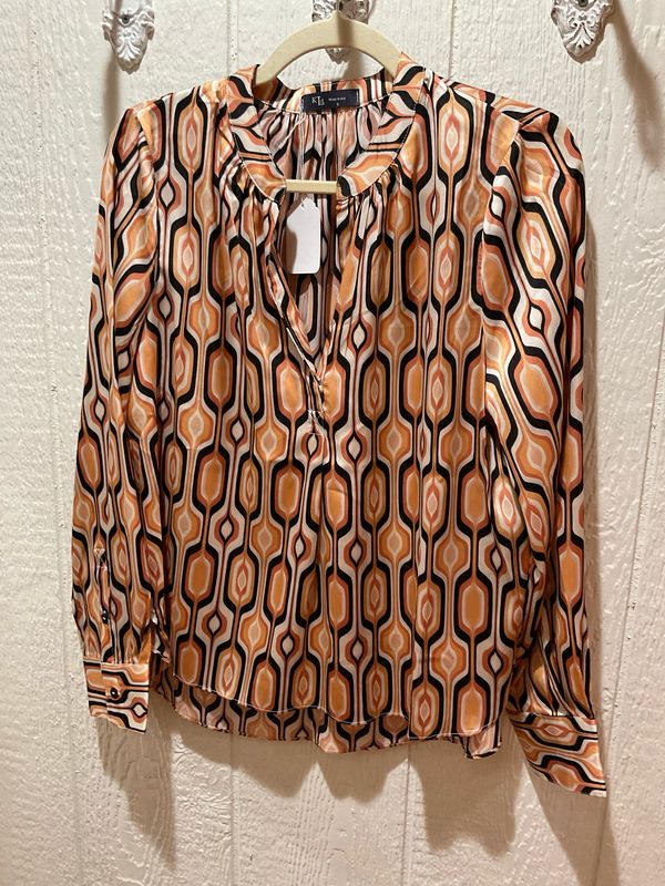 KLd. 45075 Printed Pullover Blouse