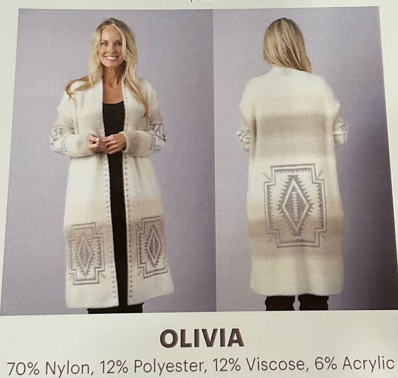 Venario Olivia Cardigan-Beige