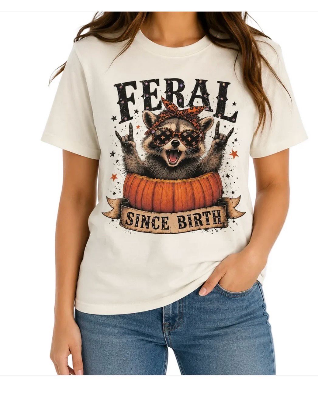Queen Gypsy Feral Since Birth Tee