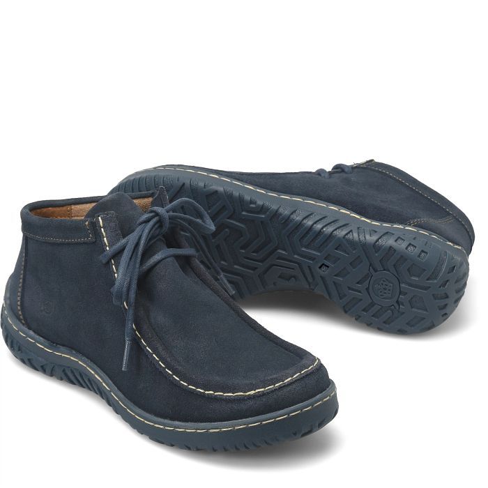 Born BR0093072 Basin Chukka Boot-Navy