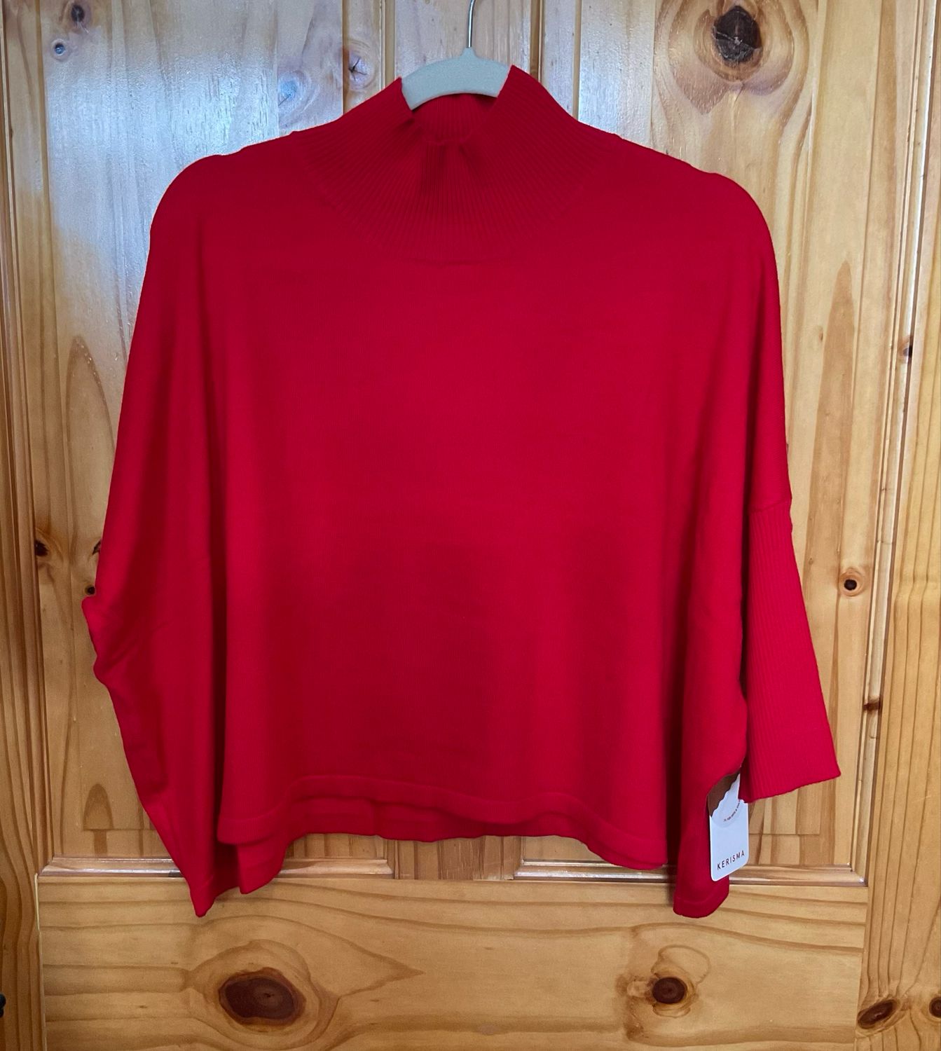 Kerisma M6302B Aja Knit Top-Scarlet