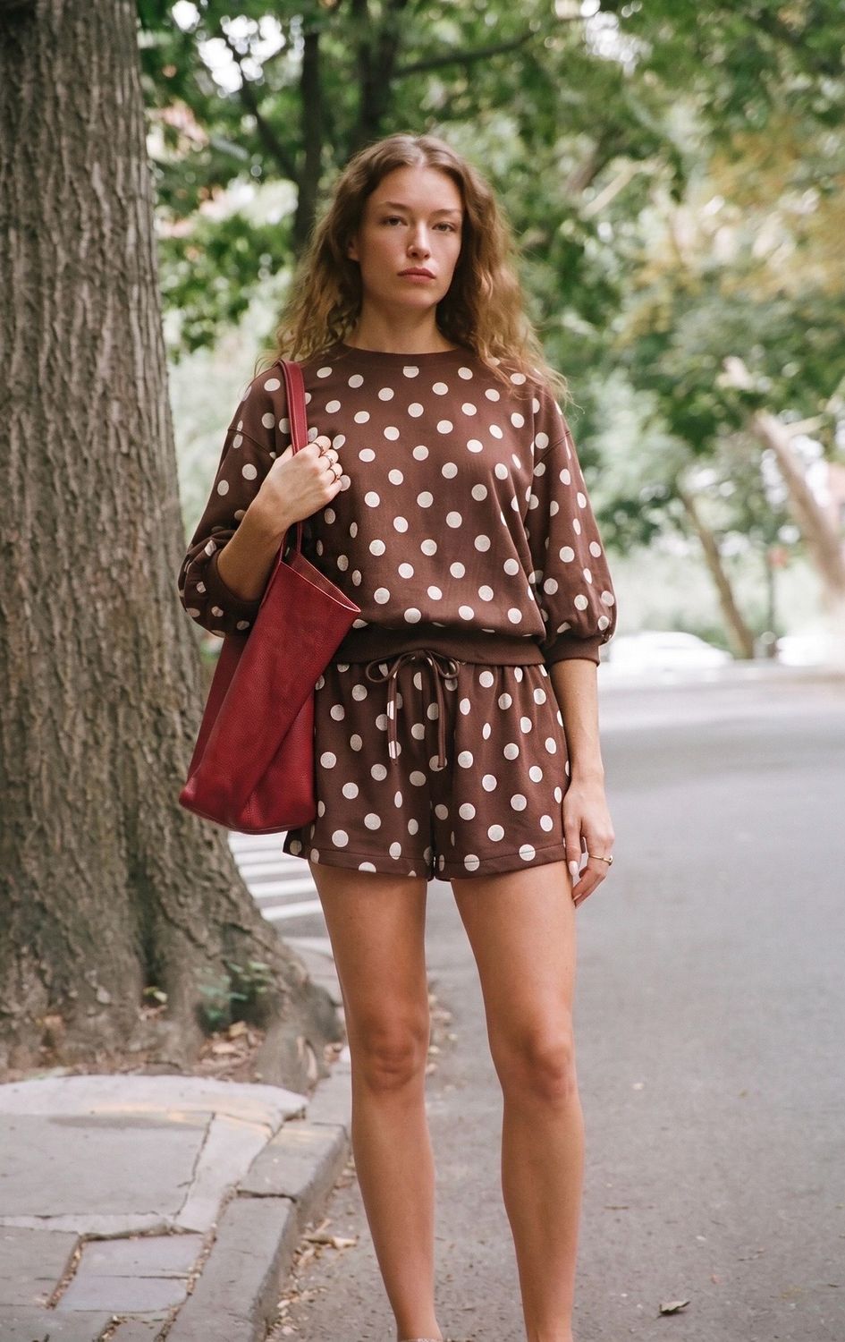 Glam T8508/P8509 Polka Dot Sweat Sets