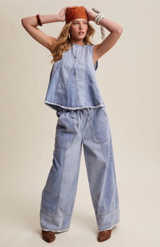 Listicle LSET170 Denim Pants set
