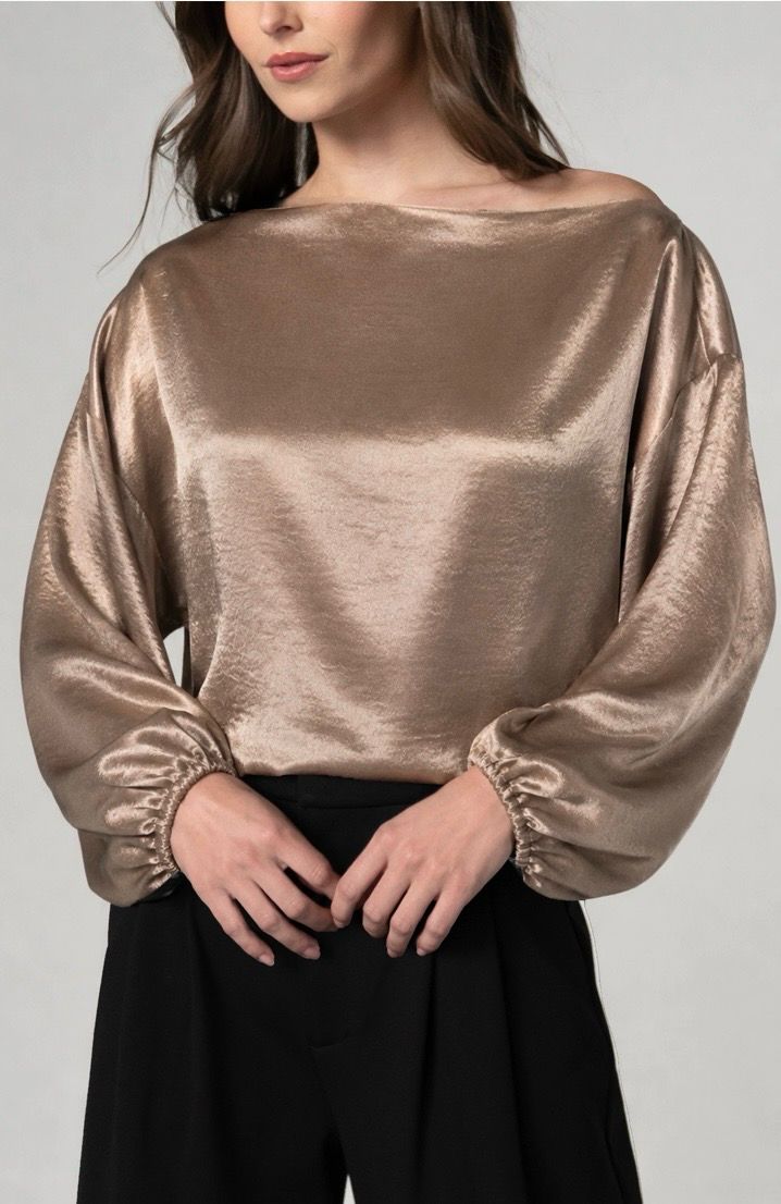 Liverpool LM8M31WN24 One Shoulder Top-Bronze