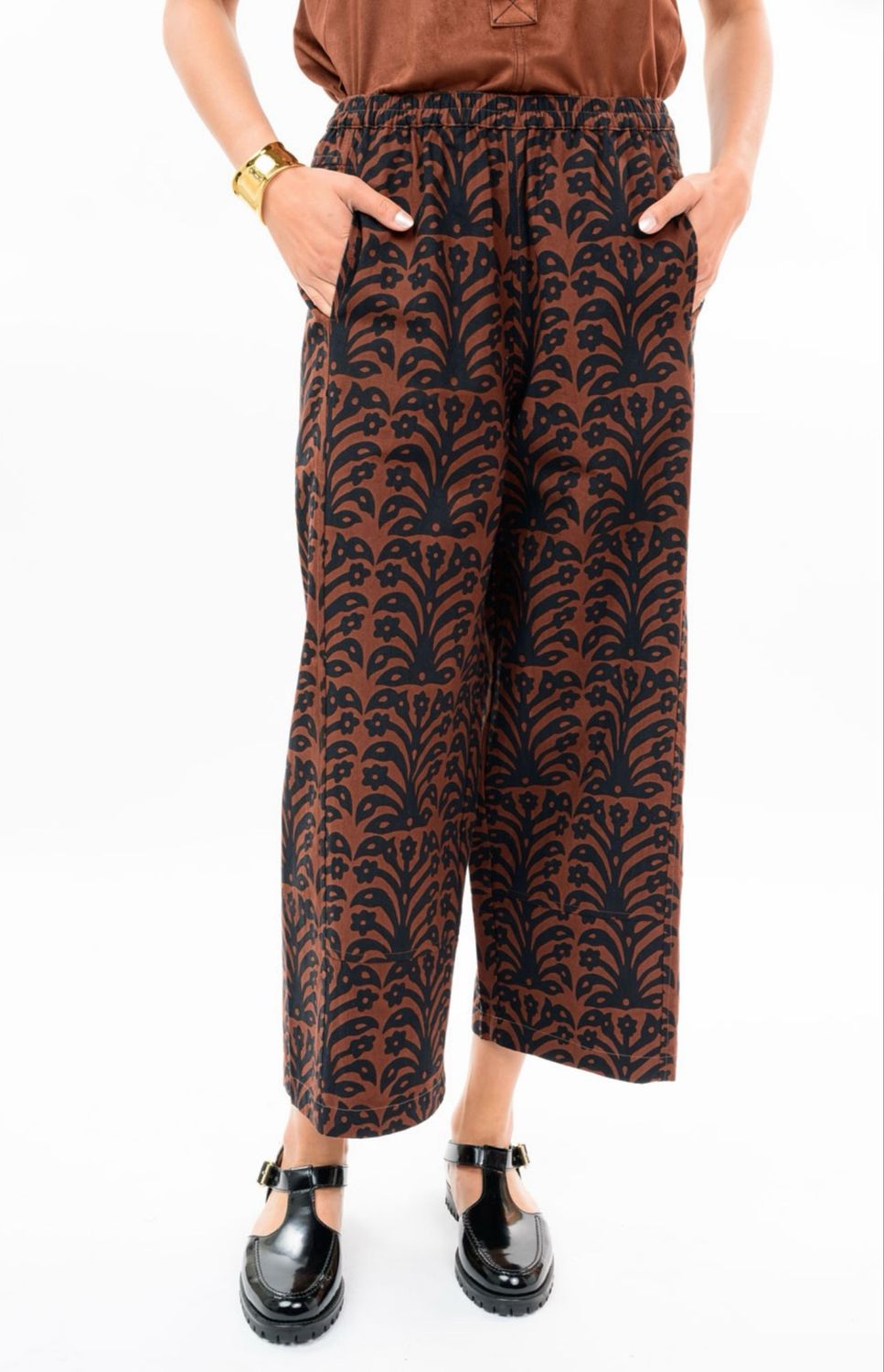 Ivy Jane 230039 Barrel Pant-Black