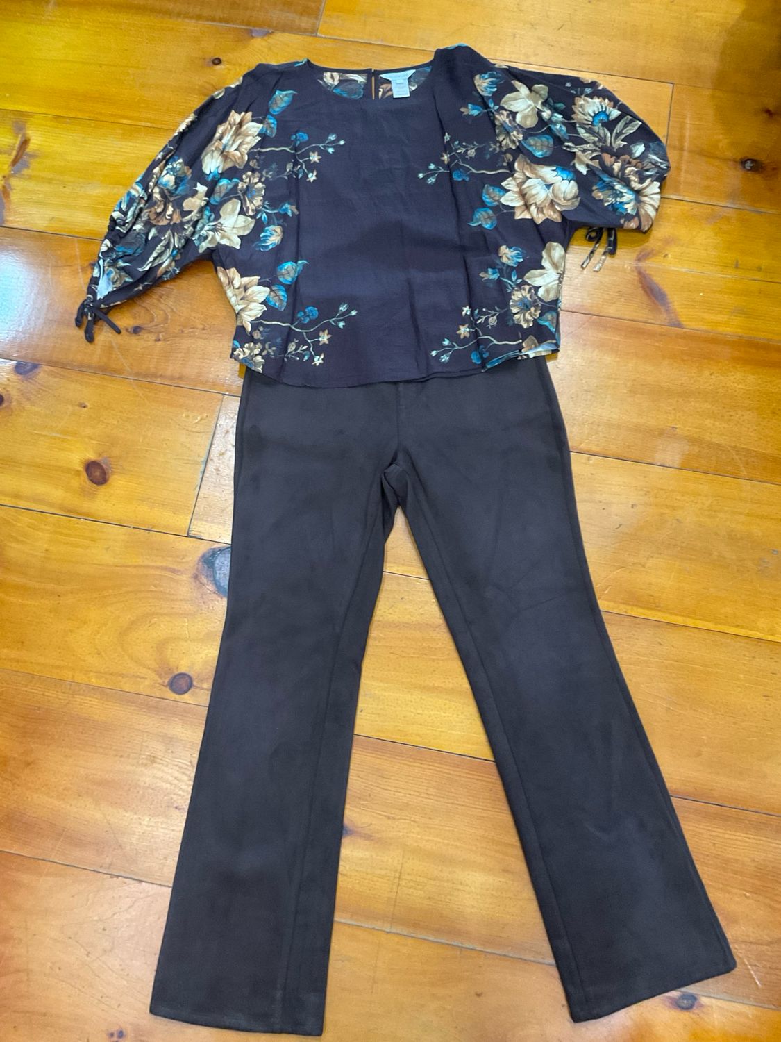 Slimsation M44705PM Flare Leg Jean-DeepBrown