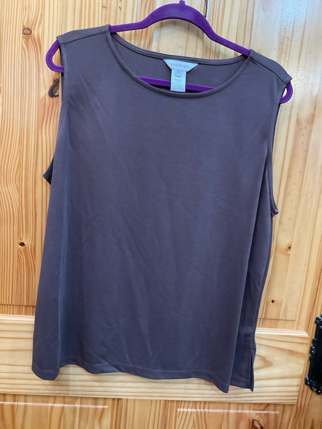Multiples M46101TM High Neck Tank-DeepBrown