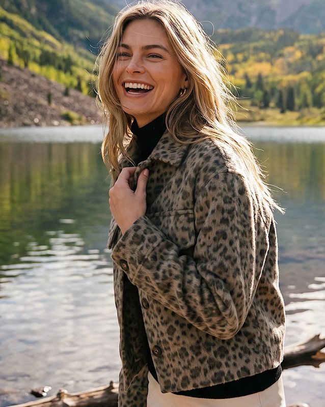 Karen Kane 3L61600 Brushed FauxFur Shacket