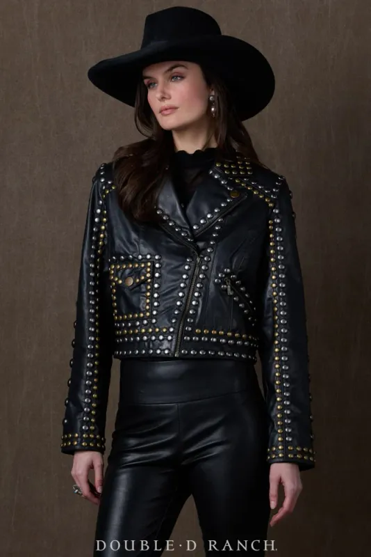 Double D C3547 Chapel Noir Jacket-Black