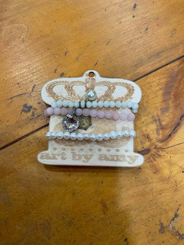 Art By Amy Stretchy Valentine Stacker Bracelet
