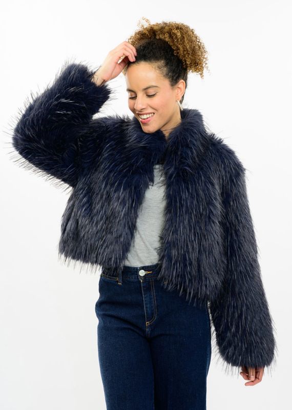Ivy Jane 130260 Rock Star Faux Fur Jacket