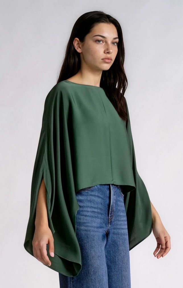 Elan MPS11780 Crop LS Top-Emerald