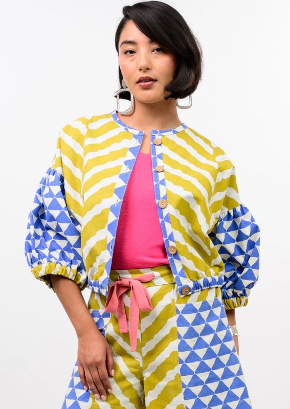 Ivy Jane 150043 2 Sided Jacket-Mustard