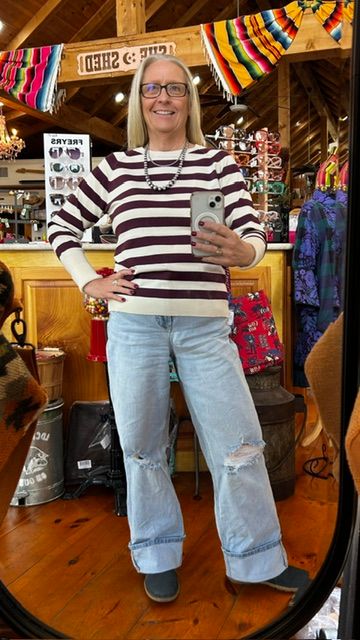 b.young 20815301 BYMMORLA Pullover-FigStripe