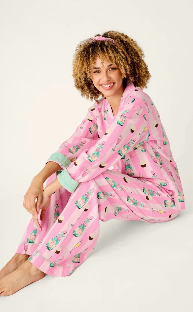 P.J.Salvage RASPPJ Cupcakes/Champagne PJ Set