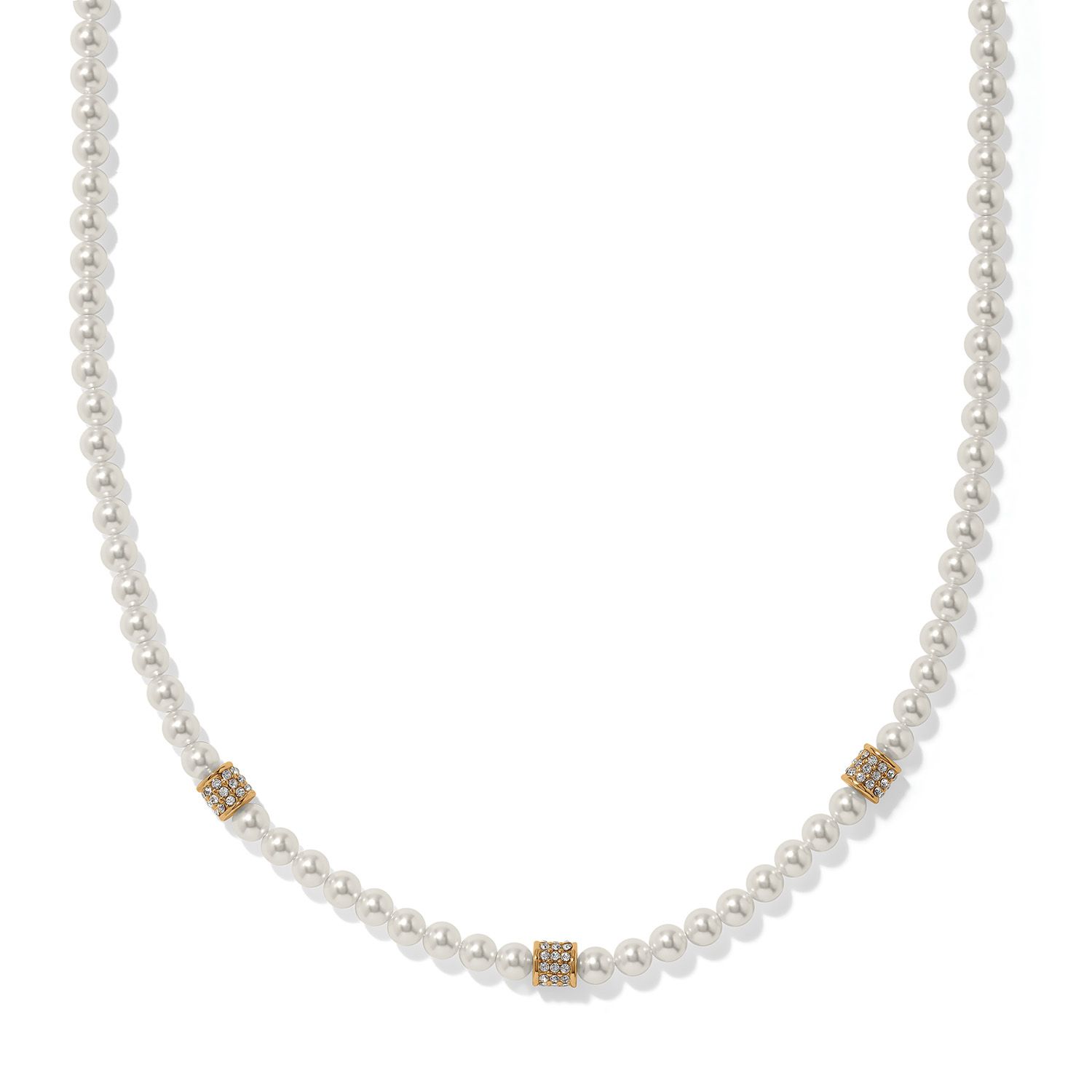 Brighton JM0366 Meridian Petite Pearl Station Necklace