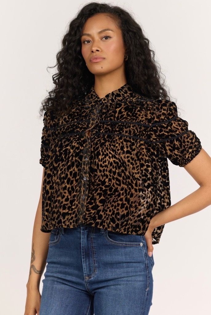 Dear John DSH1583 Lilani Top-Leopard