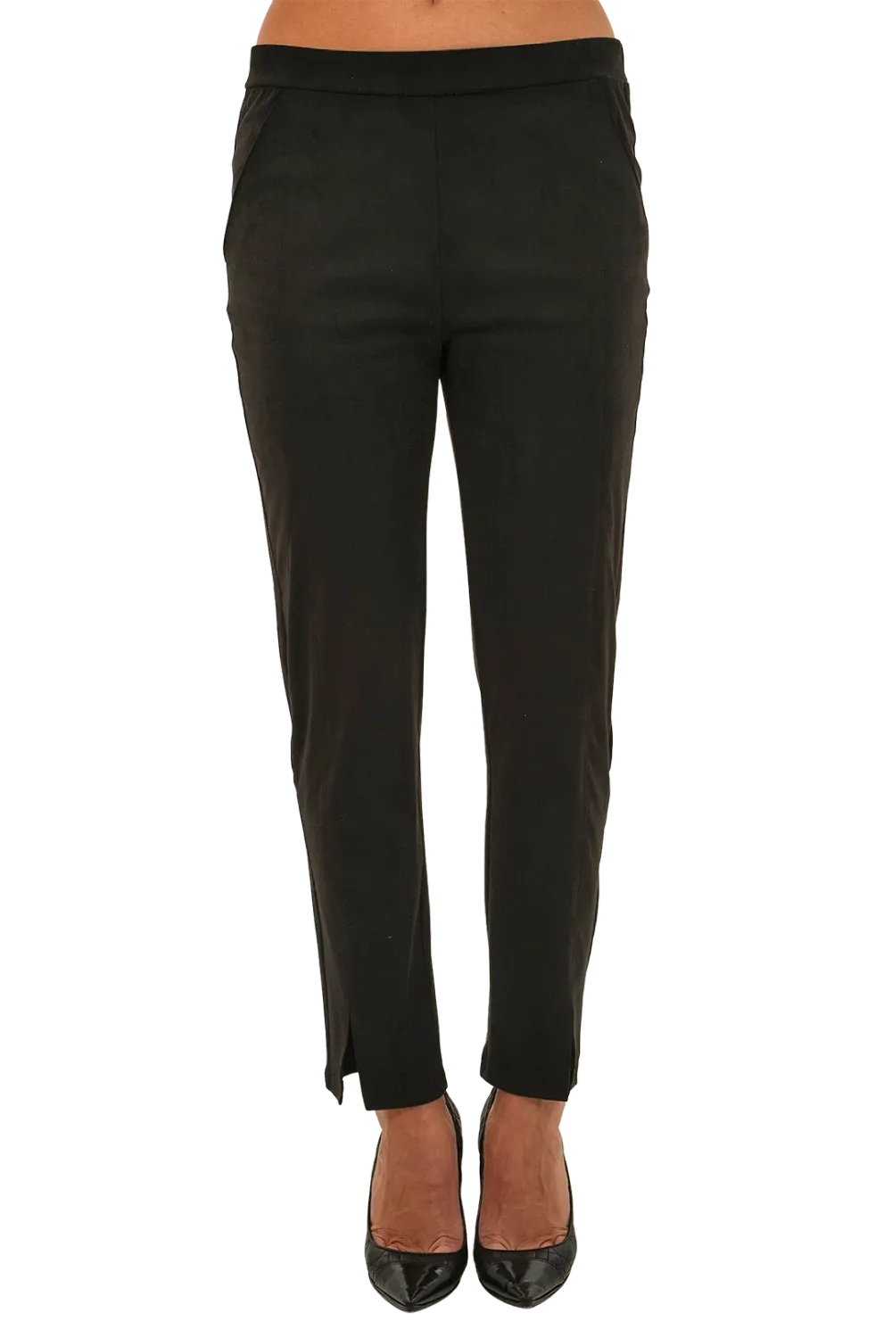Lemongrass F3KP5716 Stovepipe Pant-Black