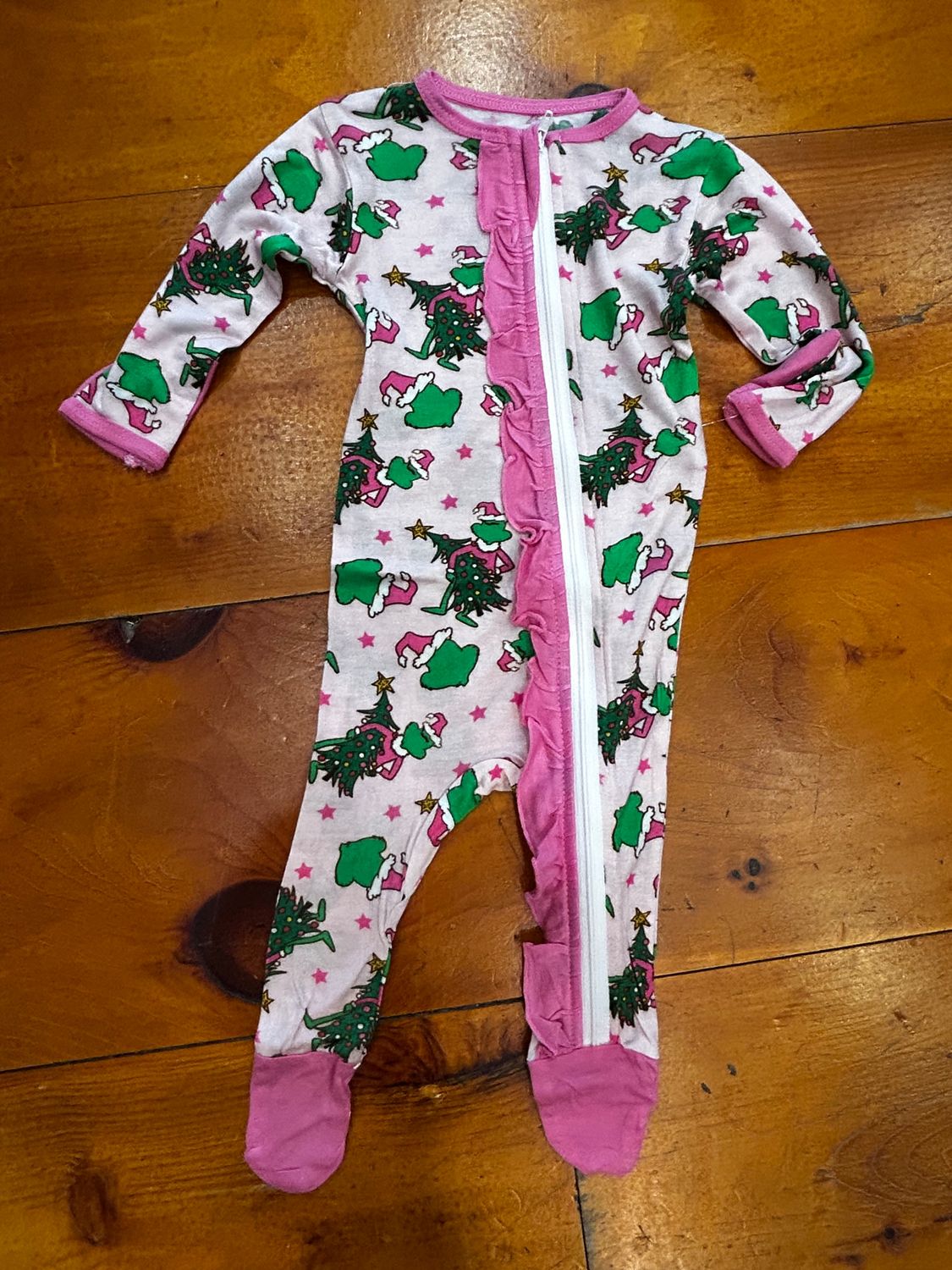Jane Marie Baby Pink Merry Mischief Onesie