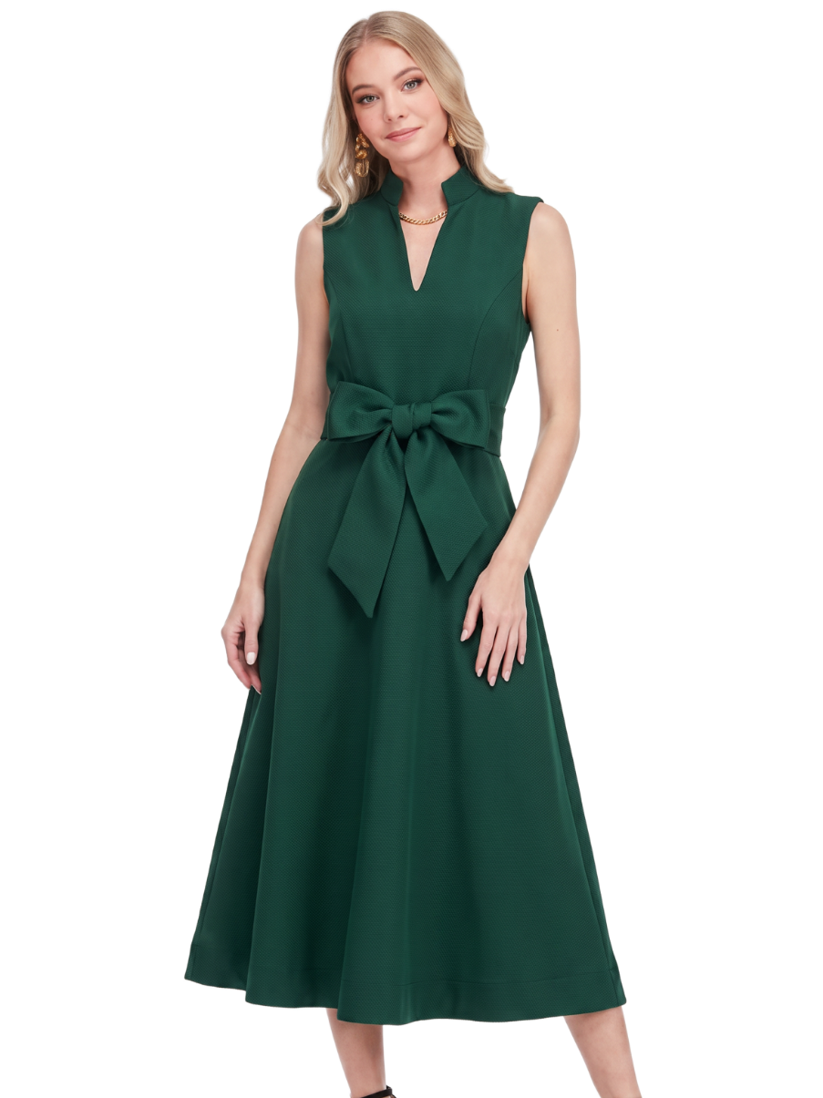 Jade 80K8063-L StandCollar Fit/Flare Dress
