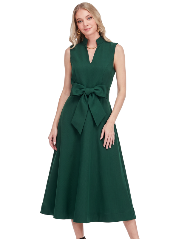 Jade 80K8063-L StandCollar Fit/Flare Dress