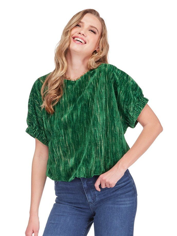 Joy Joy 80K7691 Cinched Sleeve Top