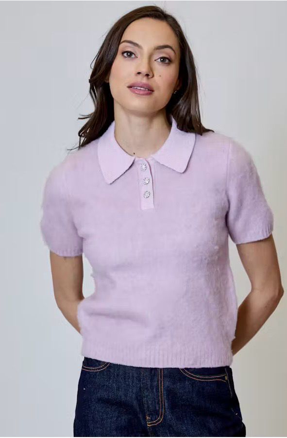 Design History BXM1212033 Brushed SS Polo-Lilac