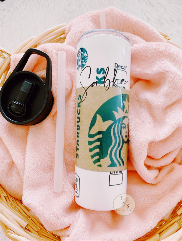 Personalized Stainless Steel Starbucks Tumbler